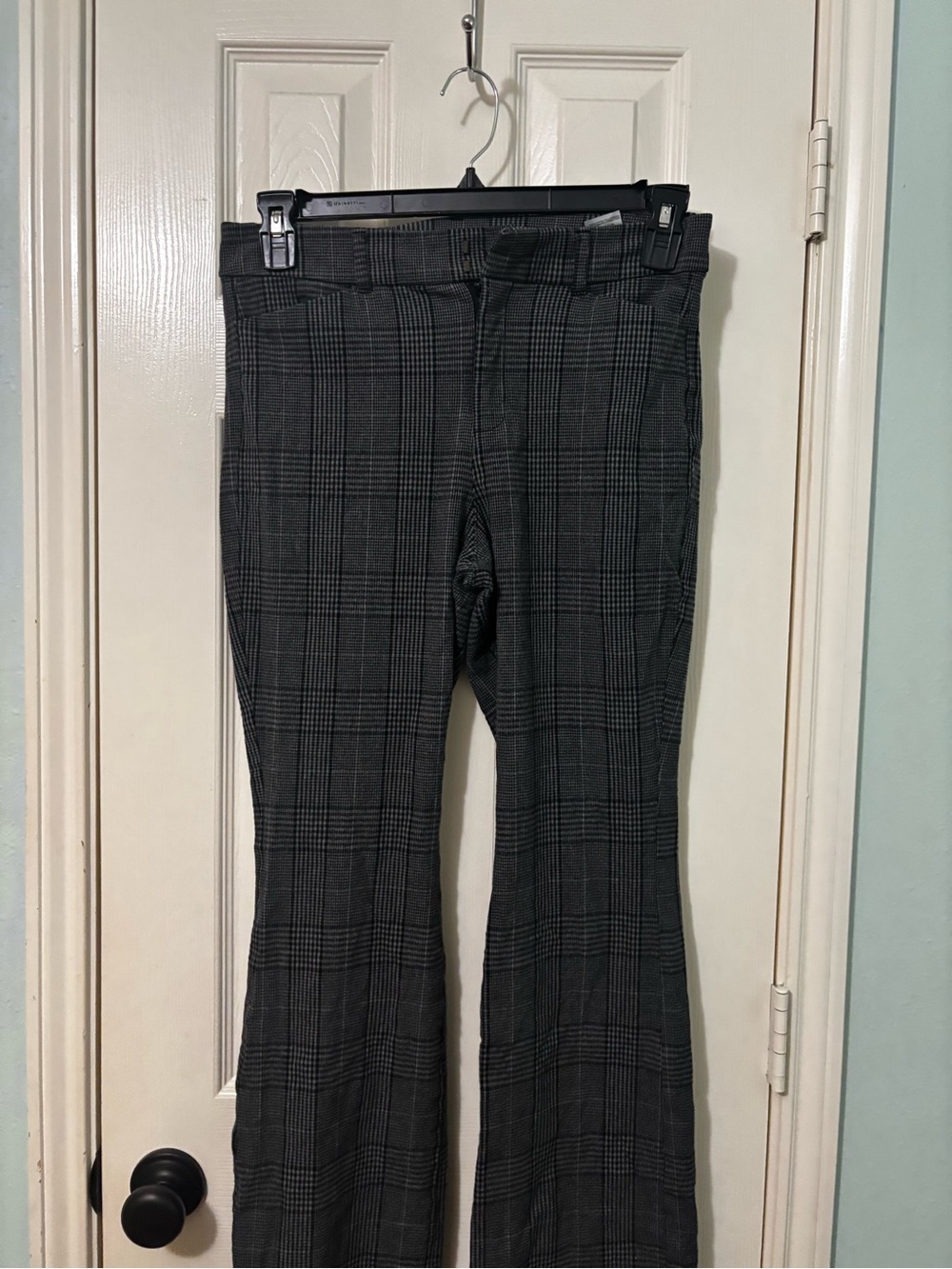 Women’s Gray Plaid Dress Pants